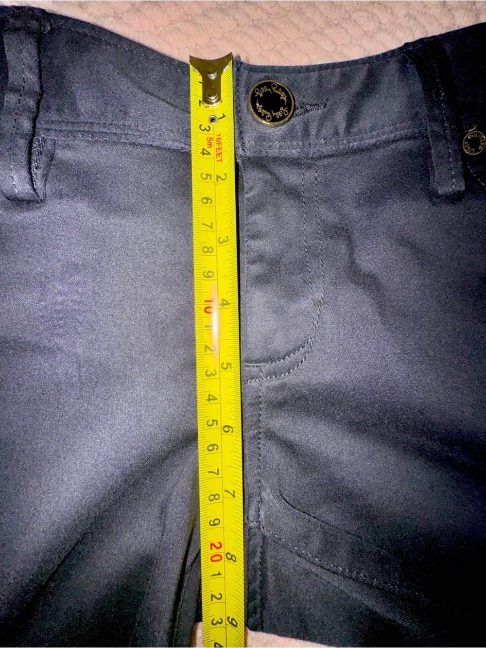 Lilly Pulitzer Worth Skinny Pants Black Size 4 EUC - Picture 4 of 13